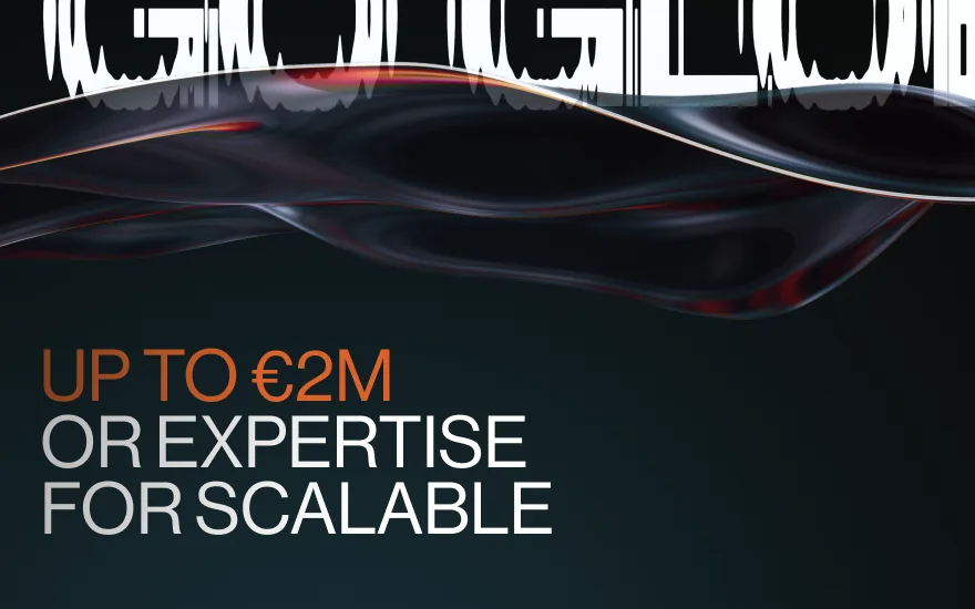 Screenshot: Up to €2M or expertise