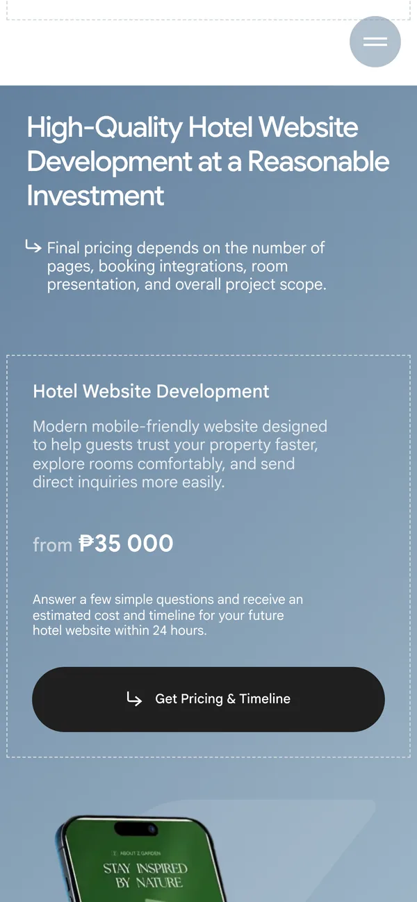 Screenshot: Pricing