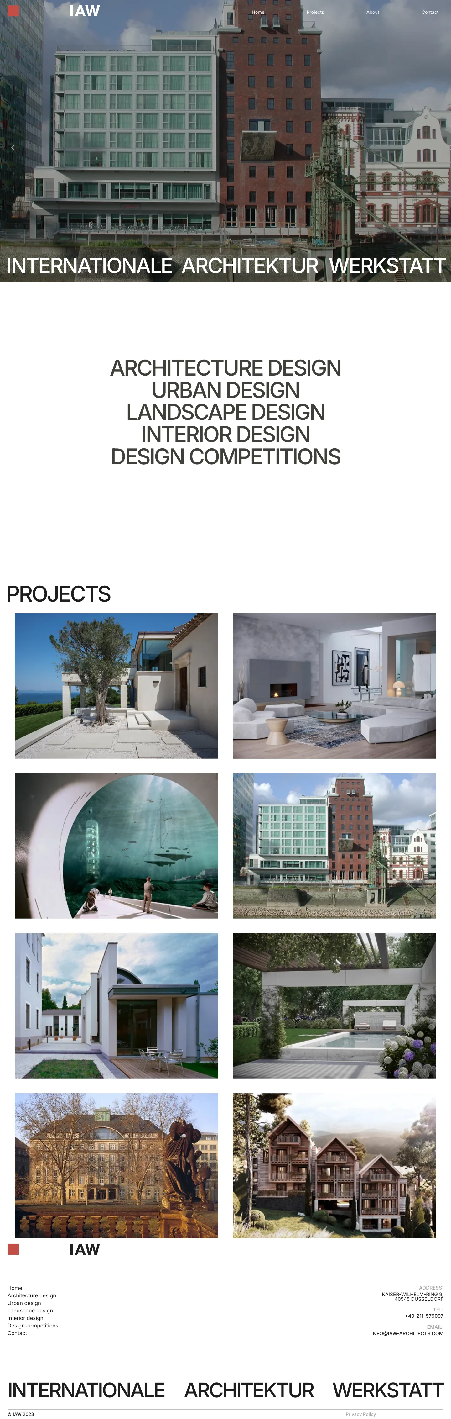 Screenshot: iaw-architects.com